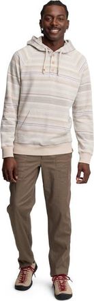 tentree Woodrow Hoodie in Sand Stone Multi Stripe at Nordstrom, Size X-Large
