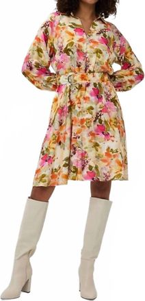 Esqualo Raglan Floral Garden Dress In Print
