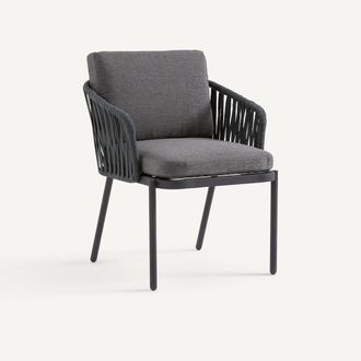 AM.PM Tafelfauteuil van gevlochten banden, Leandra