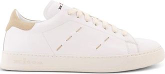 Kiton Sneakers con cuciture a contrasto - Bianco