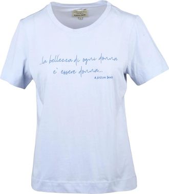 Alessia Santi T-shirt - Dames - T-shirts - Paars - XS - Katoen - Tops