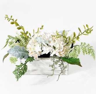 Safavieh Faux 13In Hydrangea Potted Arrangement