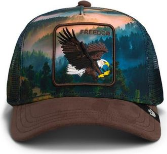 Goorin Brothers Eagle in the Element Patch Trucker Hat in Ground at Nordstrom