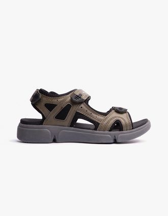 Hush Puppies Mens Hush Puppies CASTRO Mens Sandals Khaki - Green - Size: 10