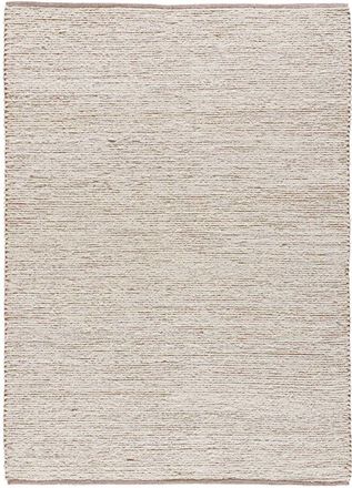 Atticgo Alfombra de algod&oacute;n blanco/caldera 120x170 cm