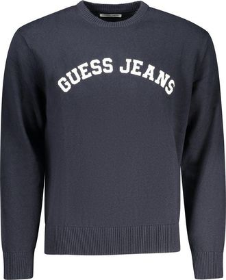 Guess Blauw Katoenen Heren Trui