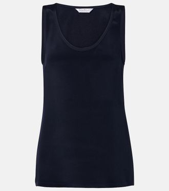 Max Mara Silk cr&ecirc;pe de chine tank top