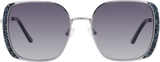 Guess Smoke Gradient Square Ladies Sunglasses GF6175 10B 56