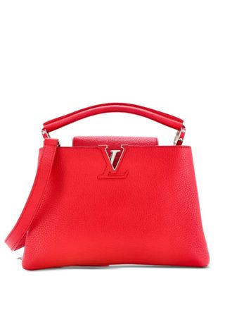Louis Vuitton Capucines Bag Leather BB satchel - Rosso