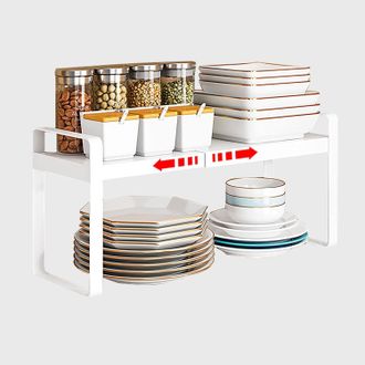 OEM Estante Met&aacute;lico Extensible - Estante De Cocina Extensible - Organizador Ajustable - Estante Para Especias - Estante De Almacenamiento Para Cocina, En