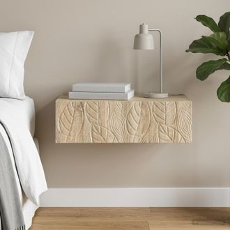 vidaXL Vidaxl Tavolino Da Parete Laterale 87,5 X 34,5 X 17 Cm Rovere Sonoma