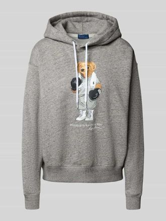Polo Ralph Lauren Hoodie mit Kapuze in Mittelgrau, Gr&ouml;&szlig;e XS