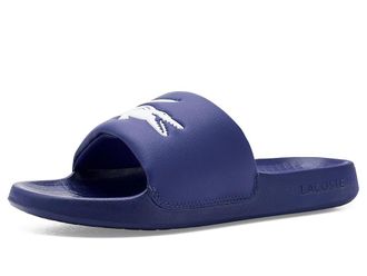 Lacoste Serve Slides 1.0 Mens Sandals Navy/White : 10 M, Synthetic