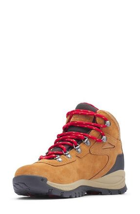 Columbia Newton Ridge Amped Waterproof Hiking Boot in Elk/Mountain Red at Nordstrom, Size 6.5