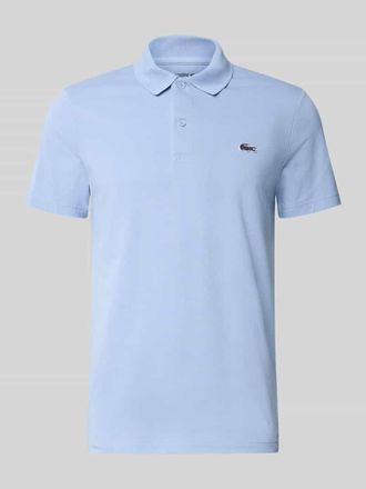 Lacoste Regular Fit Poloshirt aus Baumwoll-Mix in Rauchblau, Gr&ouml;&szlig;e XXXL