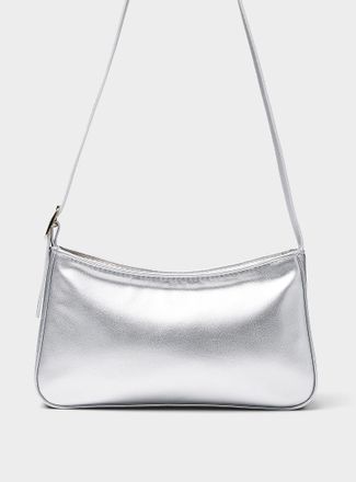 Simons Womens Smooth minimalist baguette bag