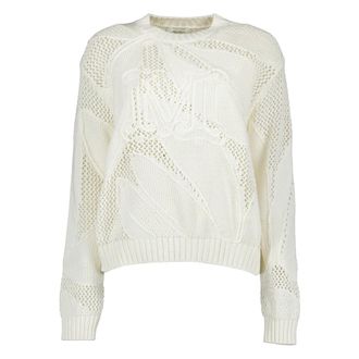 Max Mara Dames, Truien, Wit, Maat: M Katoen