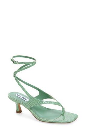Steve Madden Rayger Ankle Strap Heel Sandal in Pistachio at Nordstrom Rack, Size 8