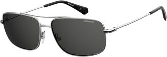 Polaroid PLD 6107/S/X Polarized 010/M9 Mens Sunglasses Silver Size 60