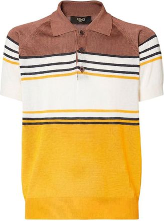 Fendi Polo Maxi Stripes
