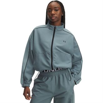 Under Armour Womens/Ladies Rival Colour Block Track Jacket (Blue) - Size 10 UK