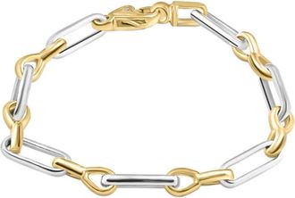 Pompeii3 Mens link 14k Gold (31gram) or Platinum (50gram) 7mm Bracelet 8.5