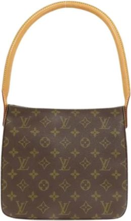 Louis Vuitton Pre-owned Shoulder Bags, female, Brown, Size: ONE SIZE Pre-owned Looping MM Shoulder Bag