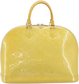 Louis Vuitton Pre-owned Handbags, female, Yellow, Size: ONE SIZE Pre-owned Canvas Handbag