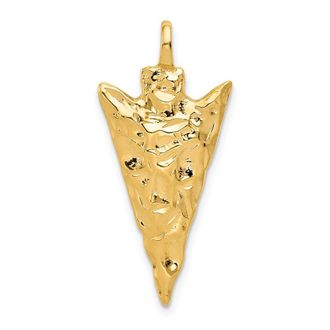 Diamond2Deal 10k Yellow Gold Arrow Head Charm