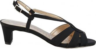 Ros Hommerson Womens Leandra Heel Strap Sandal In Black