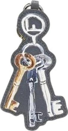 Fendi Pre-owned Leather key-holders - Dames - Vintage Accessoires - Zwart - ONE Size - Leer - Vintage