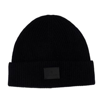 Anine Bing Womens A-12-11809-Blk37 Beanie Black Cashmere