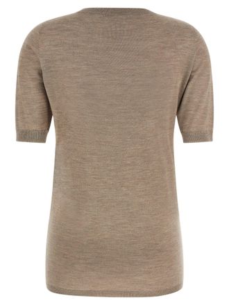 Fabiana Filippi Cashmere and Silk Sweater - taupe