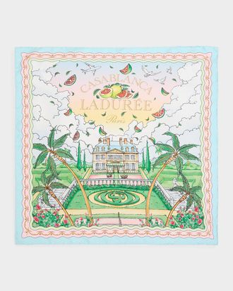 Casablanca Men & apos;s Medium Silk Scarf