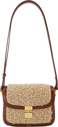 A.P.C. Grace Small Crossbody - A. P.C. - Synthetic - Hazelnut
