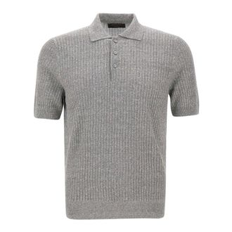 Gran Sasso Heren, Tops, Grijs, Maat: 3XL Katoen
