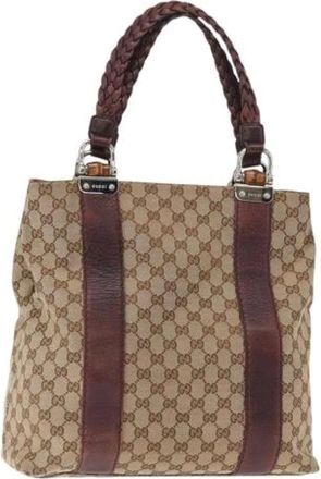 Gucci Pre-owned Shoulder Bags, female, Beige, Size: ONE SIZE Pre-owned Shoulder Bag
