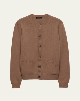 Prada Mens Cashmere Knit Cardigan