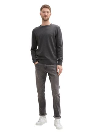 Tom Tailor Slim-fit-Jeans TOM TAILOR Josh, Herren, Gr. 30, L&auml;nge 34, blau (stone grau denim), Denim/Jeans, Obermaterial: 99% Baumwolle, 1% Elasthan, unifarben, s