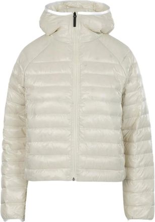 Aztech Mountain hooded lightweight down jacket - women - Polyamide/Polyamide/Down - 44 - Neutrals