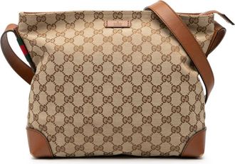 Gucci Pre-owned Gucci GG Canvas Web Crossbody Ladies 337598.520981