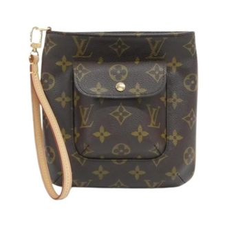 Louis Vuitton Pre-owned Clutches, female, Brown, Size: ONE SIZE Pre-owned Monogram Partition Pochette