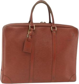 Louis Vuitton Pre-owned Epi Business Bag - Dames - Vintage Handtas - Bruin - ONE Size - Vintage