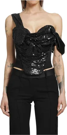 Vivienne Westwood Mujer, Camisetas, Negro, Talla: M