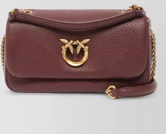 Pinko love bag click medium lambskin shoulder bag