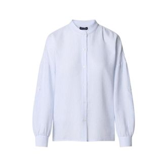 North Sails Dames, Blouses & Shirts, Blauw, Maat: XS Katoen