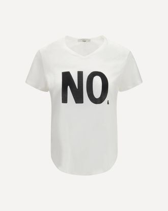 Fendi T-shirt in jersey con stampa Noi Woman XS
