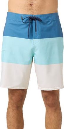 O'Neill Hyperfreak Heat Block Swim Trunks in Pastel Turquoise at Nordstrom Rack, Size 36