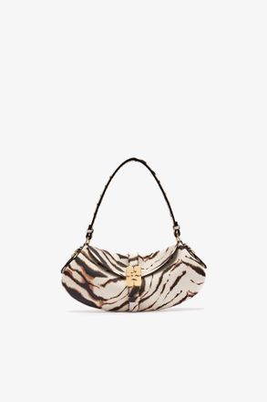 Ganni White B-Kat in Zebra
