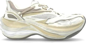 Balenciaga Jet/W Sportschoenen - Dames - Sneakers - Beige - 38 EU - Polyester - Schoenen